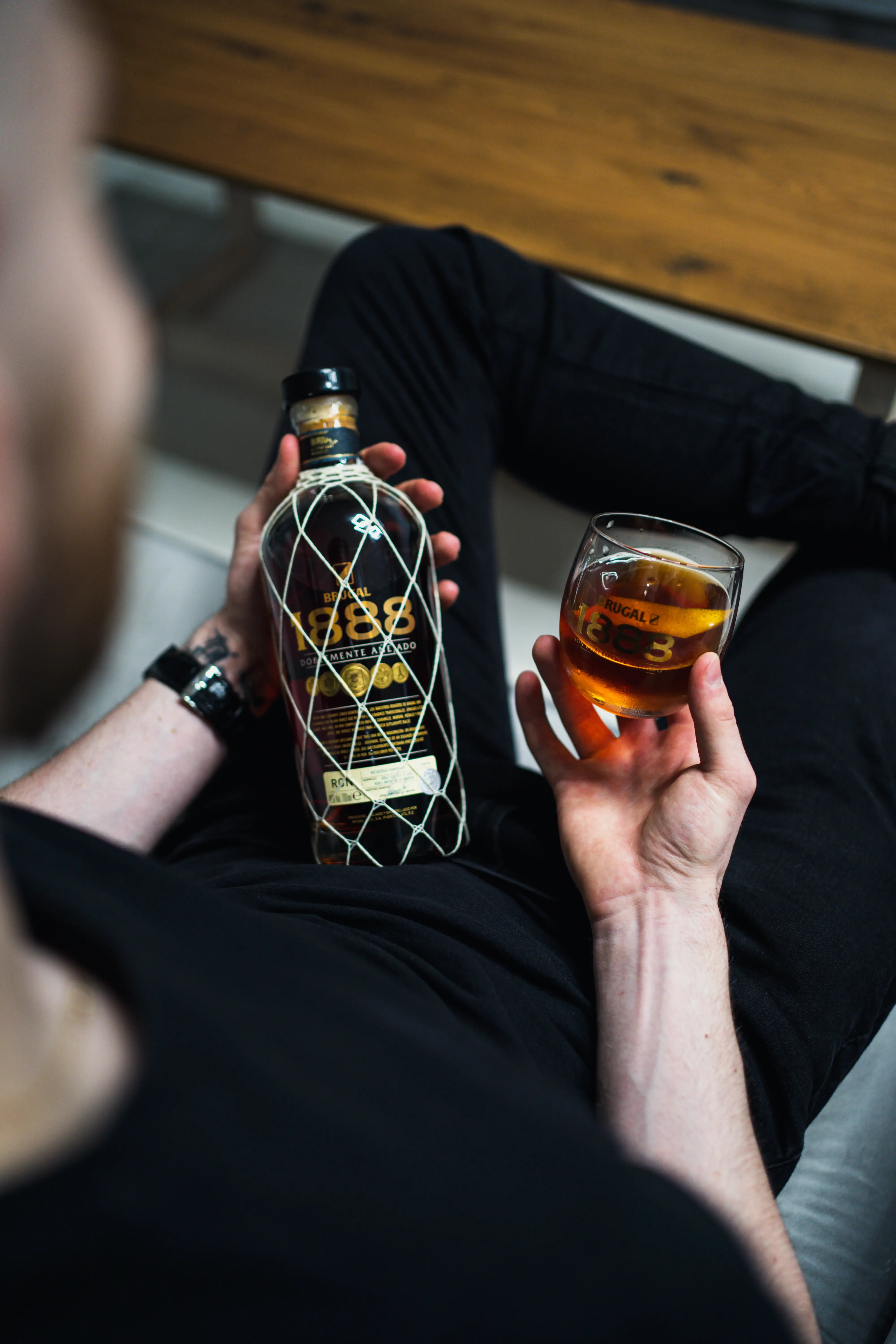 Premium spirits bottle